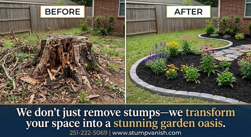 Stump Removal & Custom Backyard Transformation Service